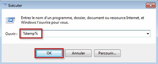 dossier temporaire windows