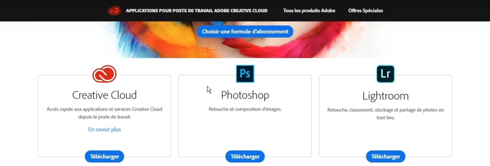 Catalogue des solutions Adobe