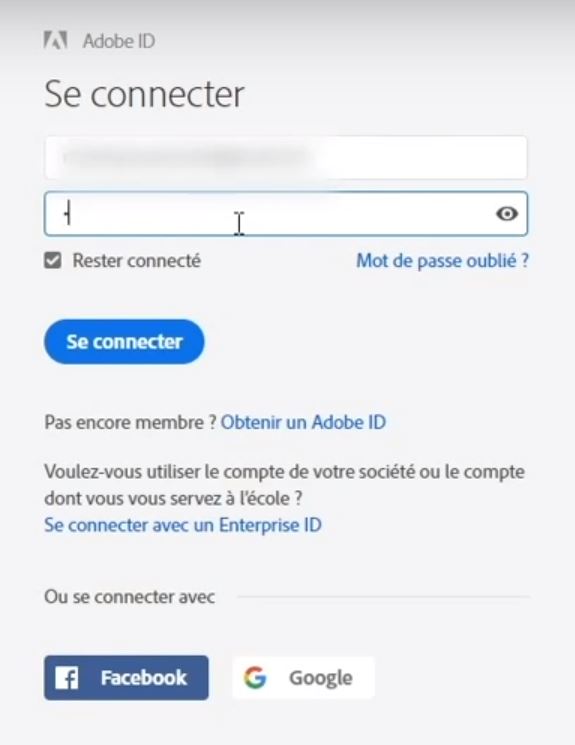 Connexion compte