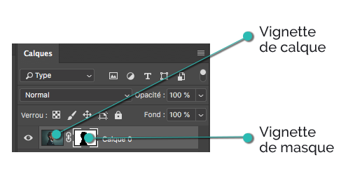 masque de fusion photoshop